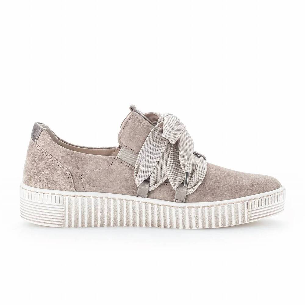 NEW GABOR women's bow sneaker in silk